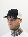 Бейсболка FLEXFIT арт. 110MT (черный / белый)